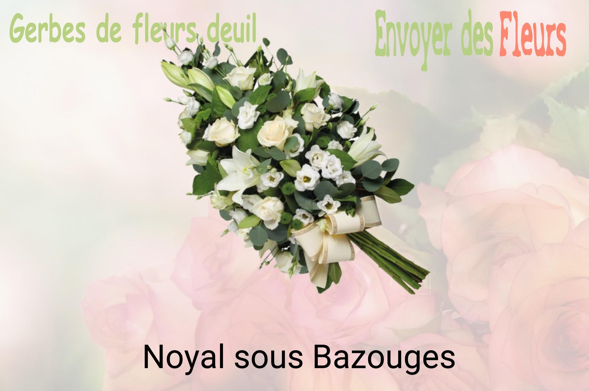 Gerbe de fleurs de deuil livrée à Noyal-sous-Bazouges